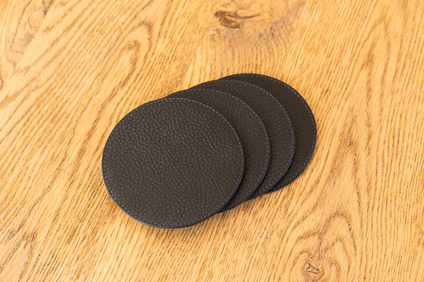 Leder-Untersetzer-Set – 5+1