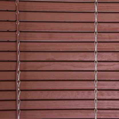 Holzrollo für Pergola - Milchschokolade