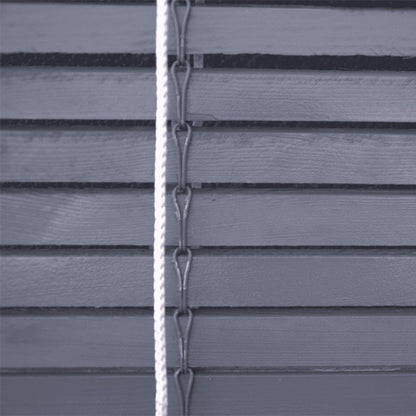 Holzrollo für Pergola - Grau