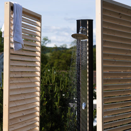 Freistehender Sichtschutz für den Außenbereich Gen. 2 - Naturholz