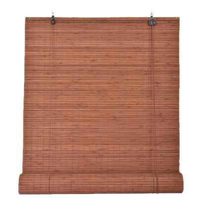 Verdunkelungsrollo aus Bambus - Braun