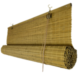 Verdunkelungsrollo aus Bambus - Hellbraun (Walnuss)