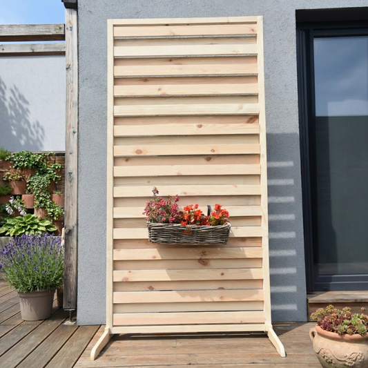 Freistehender Sichtschutz für den Außenbereich Gen. 1 - Natur